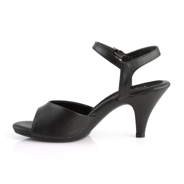 Fabulicious Belle-309 - 3x22 Heel Ankle Strap Sandal - Silver 6