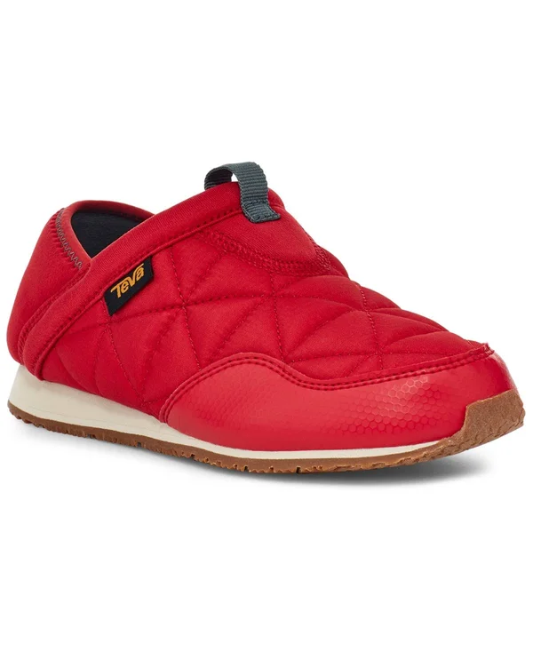 Teva Ember Moc Comfortable Sneaker in True Red - Size 7