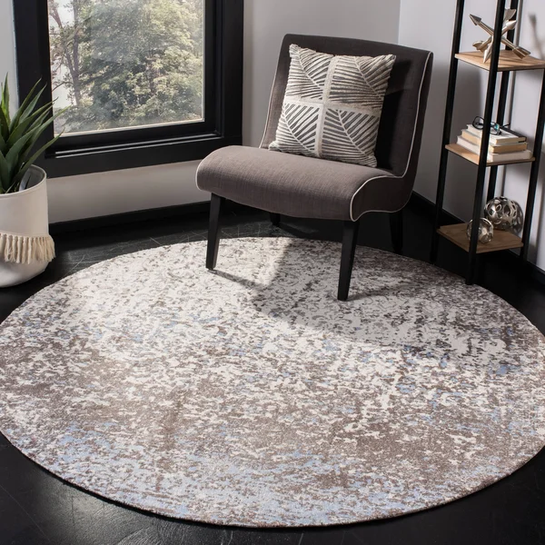 Safavieh Expression 477 Area Rug, Ivory, Blue, 2&6x22 x 8& Rectangle