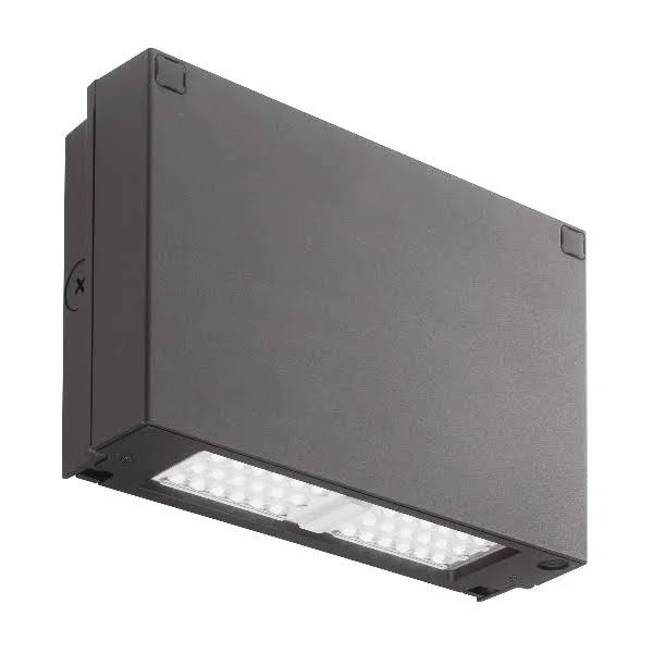 Lithonia Lighting WPX1 LED P2 50K MVOLT E4WH DDBXD 24W LED Wallpack, 2900 Lumens, 5000K Color Temperature, 120-277V, 4W 0 Degree