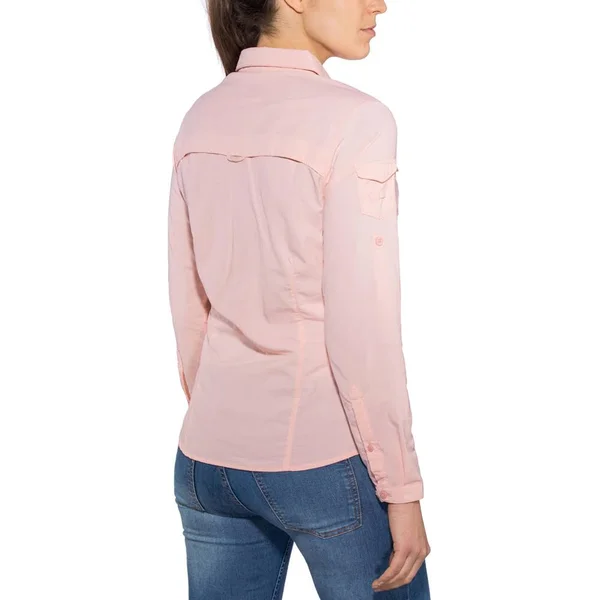 Women's Insect Shield Adventure II Long-Sleeved Shirt - Seashell Pink