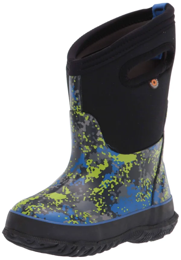 Bogs Kids& Classic Micro Camo Boot - 9 - Blue Multi