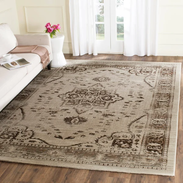 Safavieh Evoke EVK509B 5&1x22 x 7&6x22 Beige, Brown Area Rug