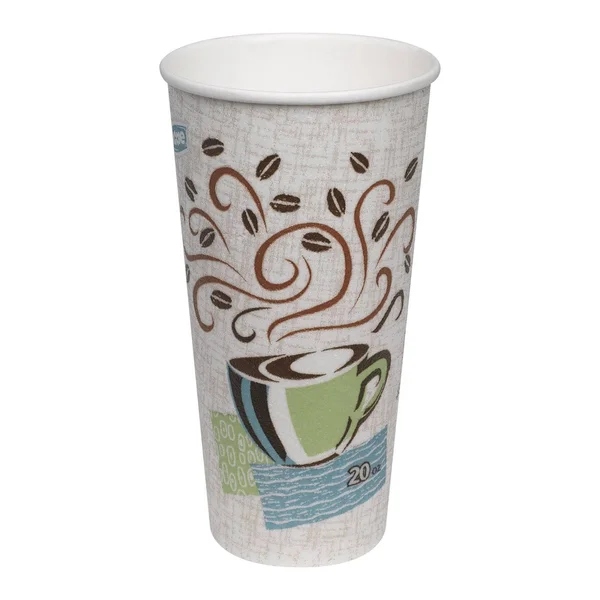 Dixie Hot Cups, Paper, 20oz, Coffee Dreams Design, 25/Pack, 20 Packs/Carton