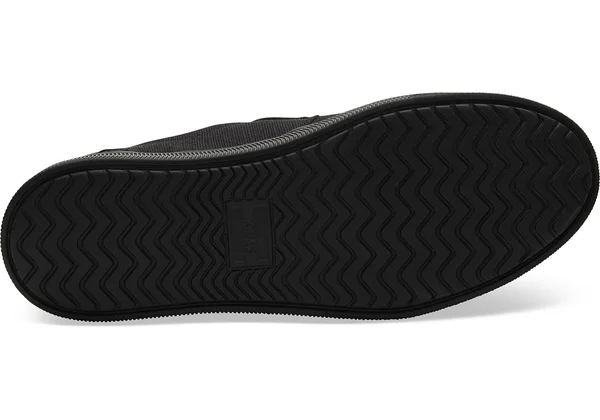 Toms Men's Heritage Canvas Trvl Lite Slip-On Shoes - Size: 10.5, Black