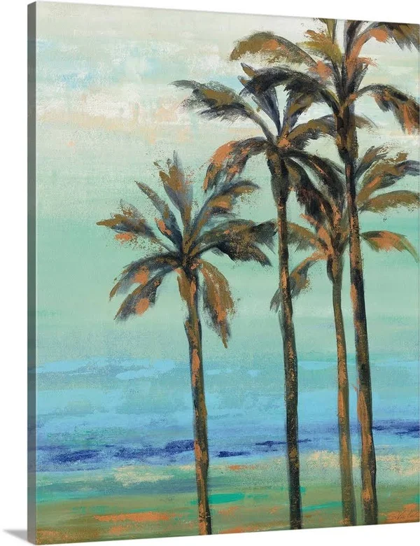 Copper Palms I - Canvas Wall Art, 24x30, Great Big Canvas