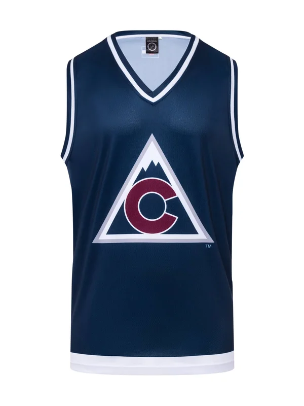 Colorado Avalanche Alternate Hockey Tank M - Navy Blue, Polyester