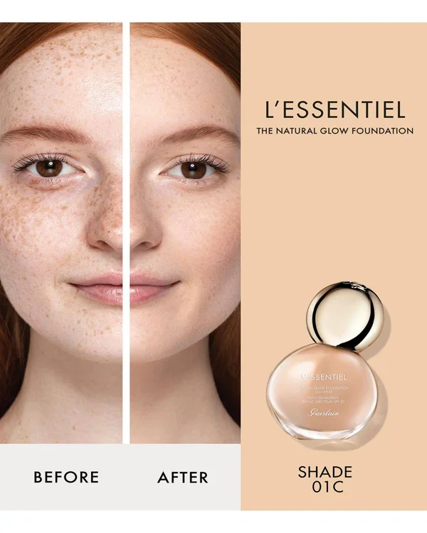 Guerlain L&Essentiel Natural Glow Foundation SPF 20 06c - Very Deep Cool