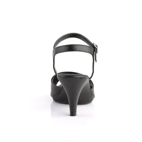 Fabulicious Belle-309 - 3x22 Heel Ankle Strap Sandal - Silver 6