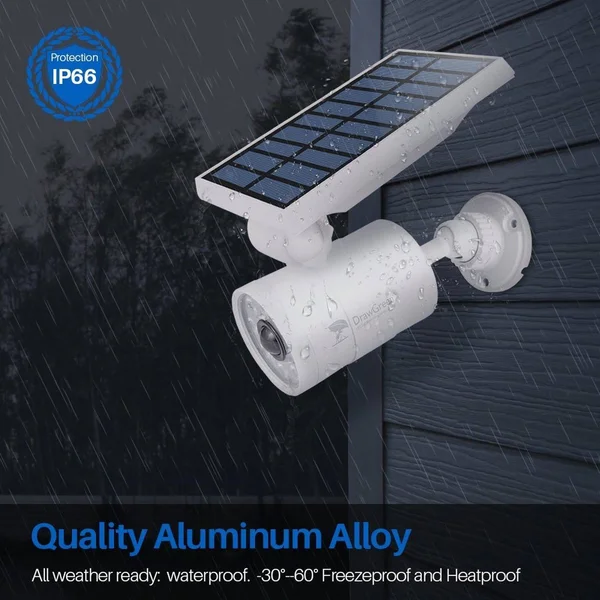 Solar Motion Sensor Light Outdoor Aluminum, 1400-Lumens 9-Watt110W Equivalent LED