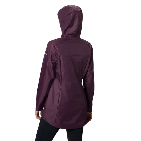 Columbia Women's Arcadia Omni-Tech Water-Repellent Hooded Jacket - Black Cherry
