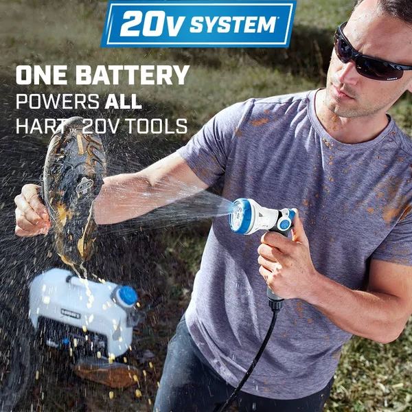 Hart 20-Volt Rinser Kit - (1) 20-Volt 2Ah Lithium-Ion Battery