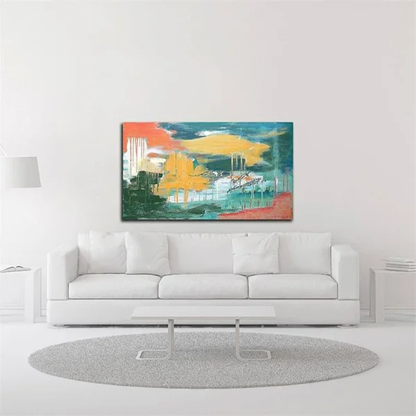 15x22 x 26x22 Unveiling The Sky by Carolyn O&Neill Print on Canvas