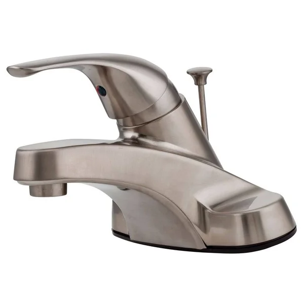 Pfister LG142-800K Pfirst Series Single Control 4x22 Centerset Bathroom Faucet - Brushed Nickel