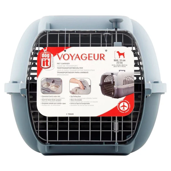 Dogit Voyageur Model 300 - Gray, Large