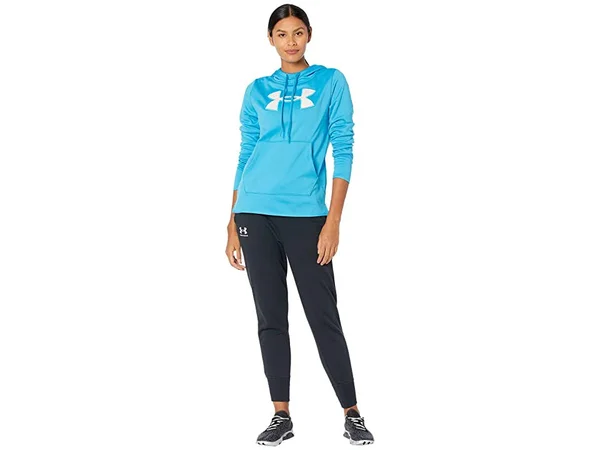 Under Armour Women's Fleece Big Logo Chenille/Shine Hoodie
