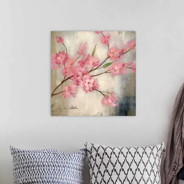 Cherry Blossom I, Canvas Wall Art, 20x20, Great Big Canvas