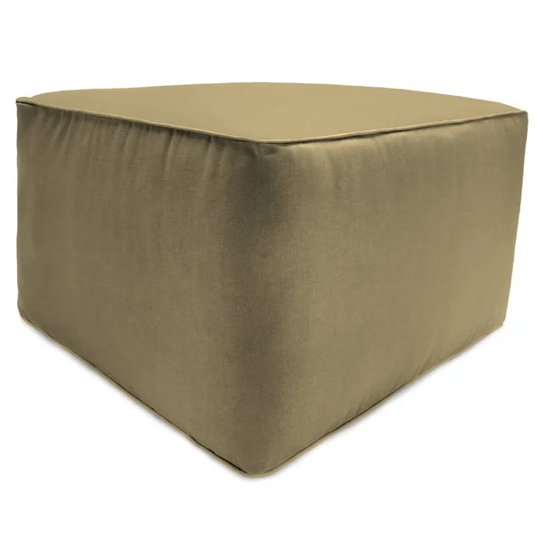 Jordan Manufacturing 25 x 25 in. Square Pouf/Ottoman - Beige