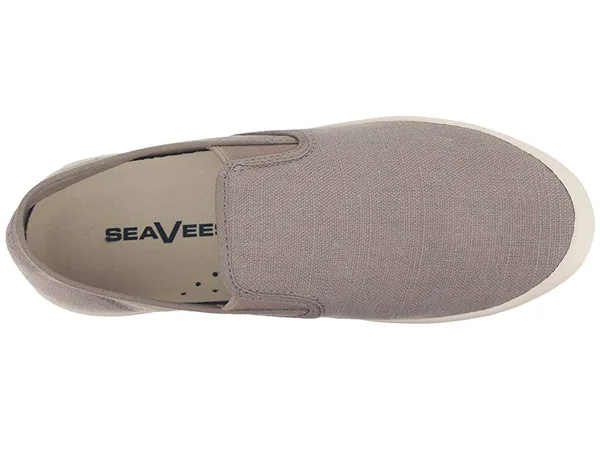 SeaVees Men's Baja Slip-On Standard Sneaker Tin Grey