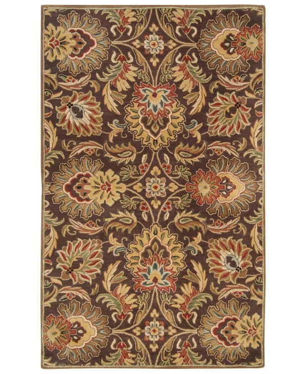 Surya Caesar CAE1028 Dark Brown Area Rug - 18x22 Sample
