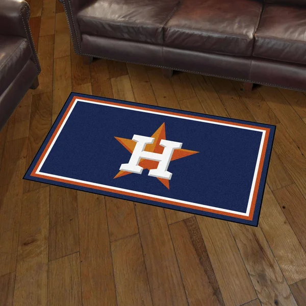 Houston Astros Plush Rug - 3&x5&