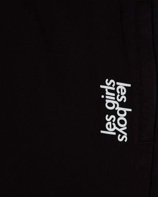 Les Girls Les Boys Loose Fit Track Pants Black, Black