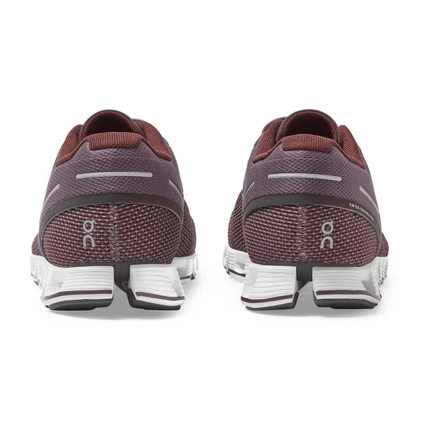 on Cloud Running Shoe Men's - Pebble/Raisin, 7.5