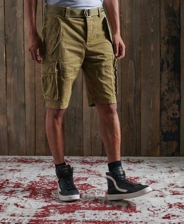 Superdry Core Cargo Heavy Shorts - Natural - Cargo Shorts