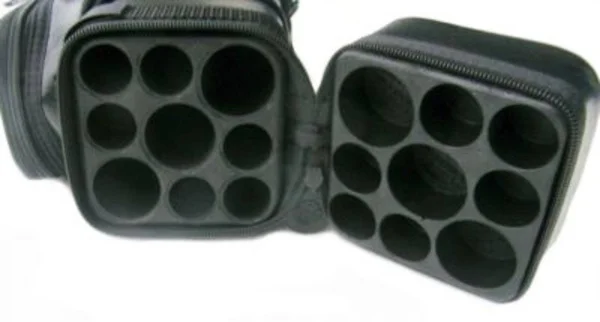 3x6 Hard Pool Cue Billiard Stick Carrying Case Black