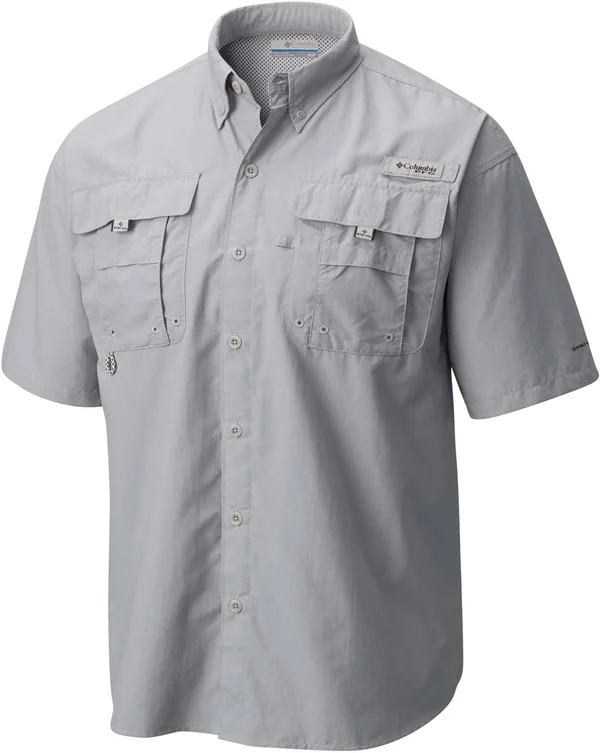 Columbia Bahama II S/S Shirt XLT, Cool Grey