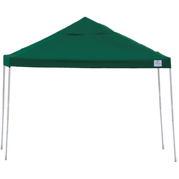 ShelterLogic 12 ft. x 12 ft. Pro Pop Up Canopy, Straight Leg, White