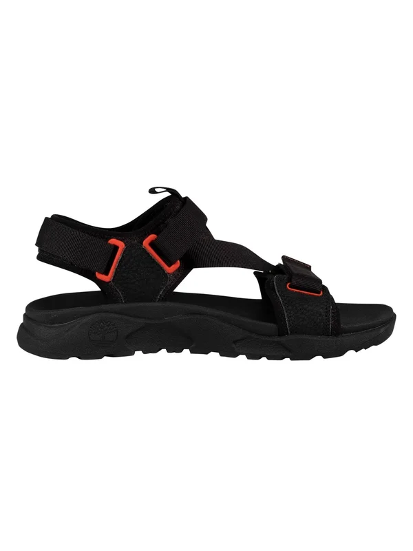 Timberland Men's Ripcord Backstrap Sandals, Black