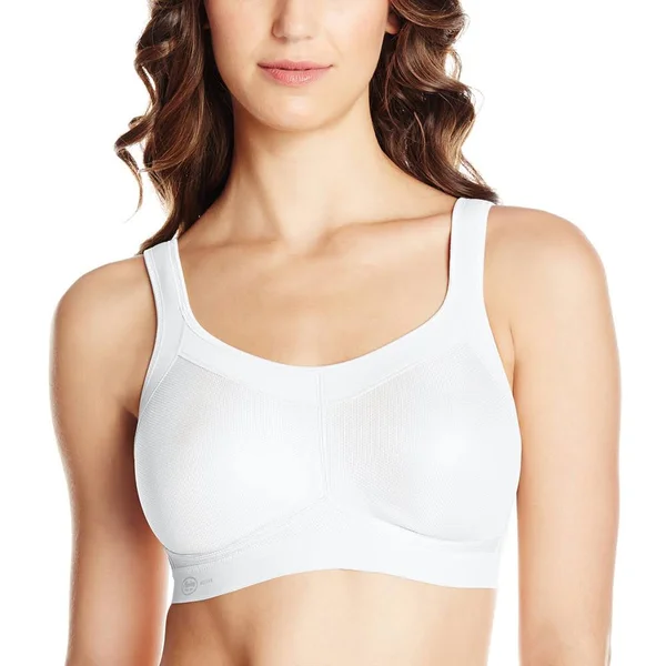 Anita Active Momentum Wire Free Sports Bra, White