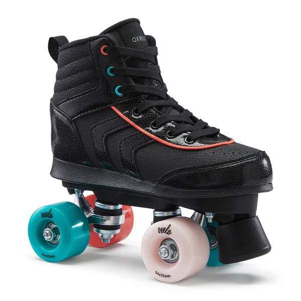 Oxelo Kid's 100 - Roller Skates in Black, Size 12.5C