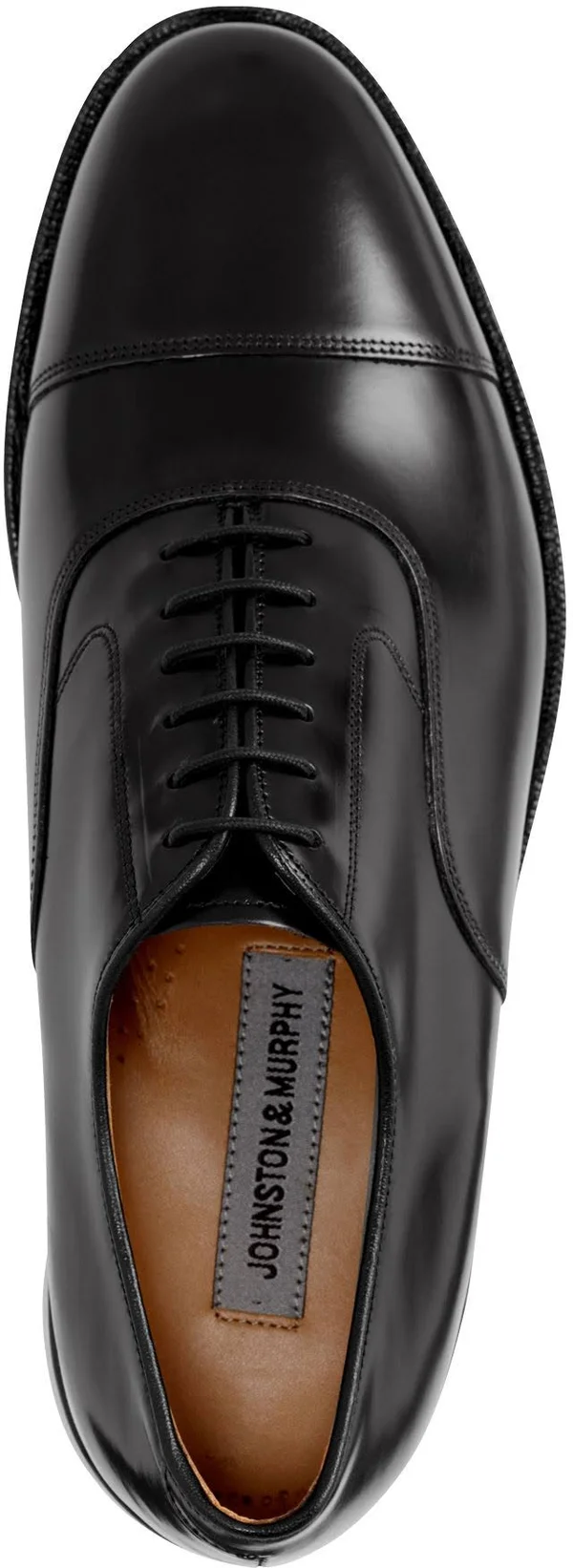 Johnston & Murphy Men's Melton Cap Toe Oxford - Black