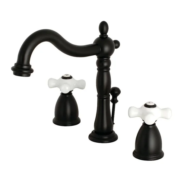 Kingston Brass KB1978PX 8x22 Widespread Bathroom Faucet, Brushed Nickel