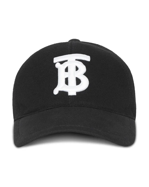 Burberry Monogram Motif Baseball Cap, Black