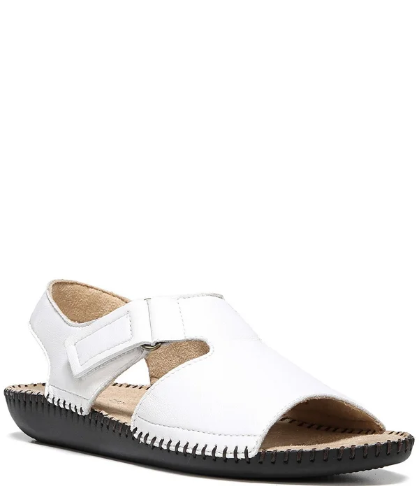 Naturalizer Scout Slingback Sandals - White Leather