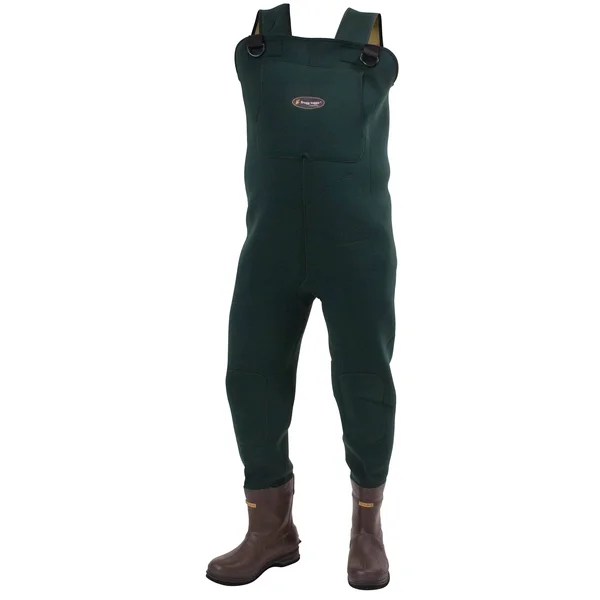 Frogg Toggs Amphib Neoprene Chest Wader, Size: 8, Green