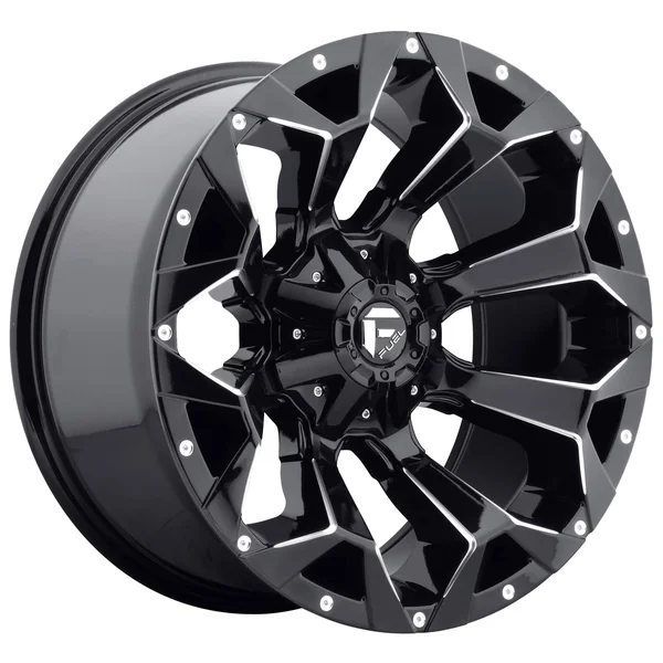 Fuel D57617902645 - Assault 17x22 Gloss Black