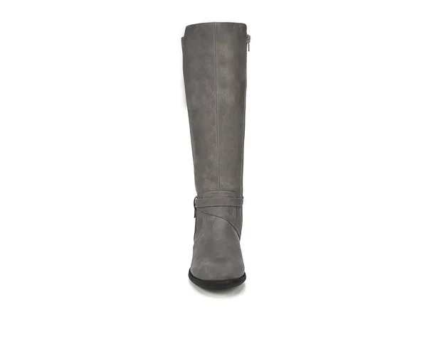 LifeStride Xtrovert Women's Riding Boots - Size: 7 Wide, Grey
