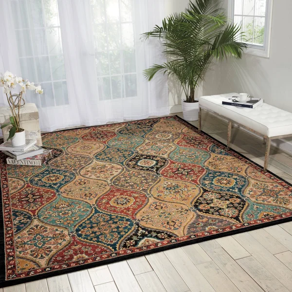Nourison 2020 NR203 Area Rug, Multicolor, 5&3x22 x 7&5x22