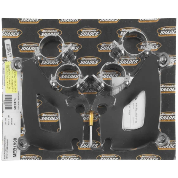 Memphis Shades Trigger-Lock Bullet Fairing Mount Kit Black MEB1998