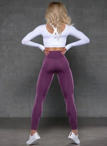 Women's Shape Leggings in Plum - Size M - Gym, Workout, Performance Leggings