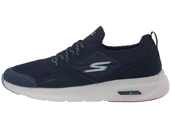 Skechers GOrun Hyper Burst Navy/Aqua 5.5