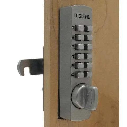 Lockey C-170-AB Mechanical Keyless Cabinet Surface Mount Cam Lock - Antique Brass