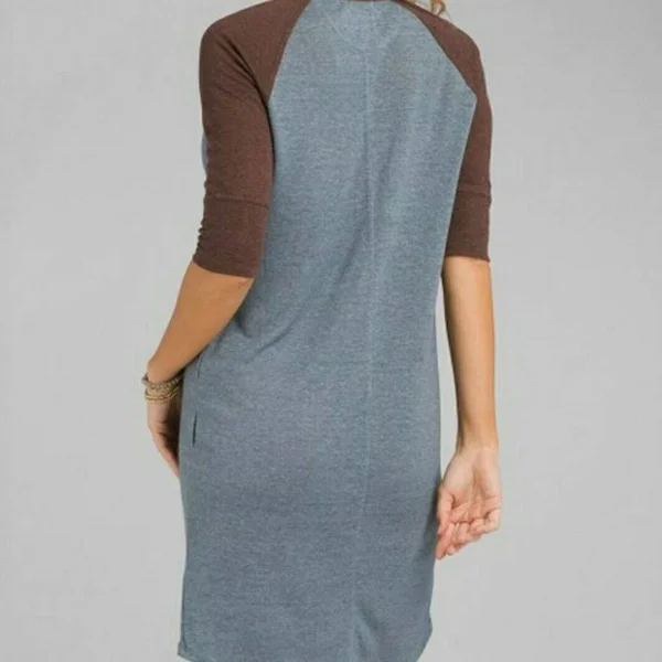 Prana Cozy Up Henley Dress - Women's Vintage Blue Heather, Xs