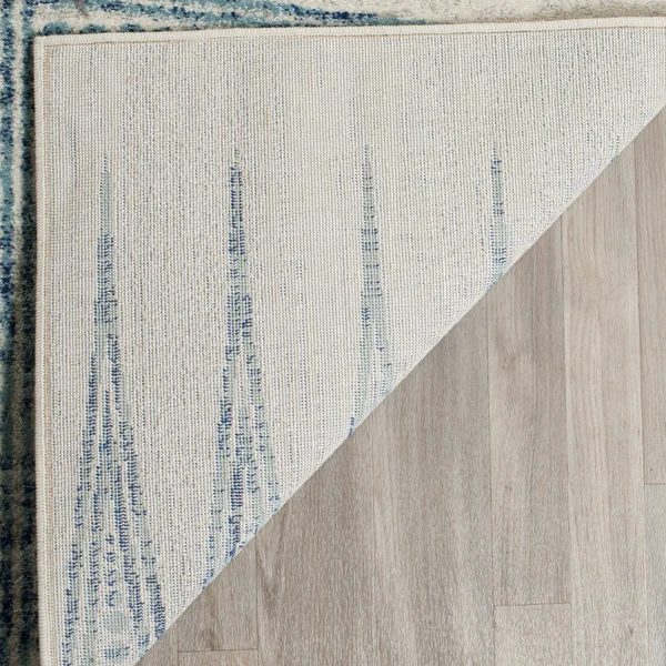 Safavieh EVK226T Evoke Ivory, Turquoise Area Rug - 4& x 6&