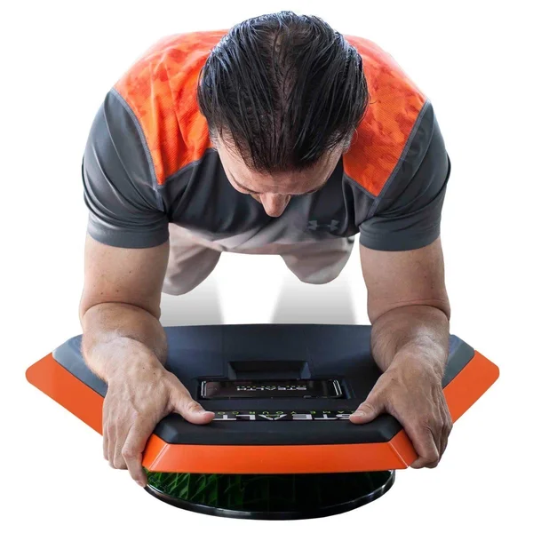 Stealth Core Trainer Personal - Dynamic AB Plank Workout, Interactive Fitness Board (Orange)