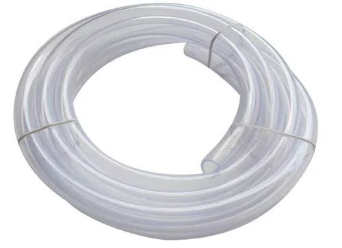 Soft Clear Non-Absorbing PVC Tubing for Air and Water - Inner Diameter 1/2 inch - Outer Diameter 5/8 inch - 10 ft